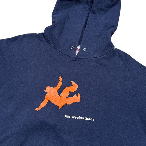Vintage Y2K The Weakerthans Cowboy Sub City Records Fleece Band Hoodie Mens XL - Picture 3 of 7